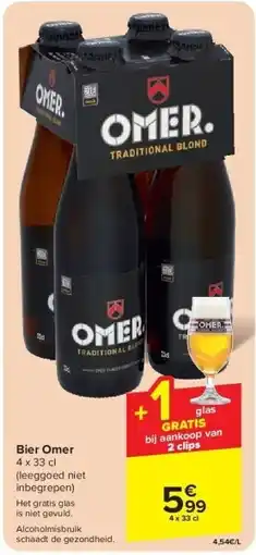 Carrefour Bier Omer aanbieding