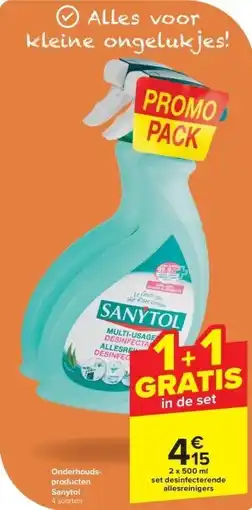 Carrefour Onderhoudsproducten Sanytol aanbieding