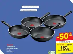 Carrefour Assortiment pannen of woks React aanbieding