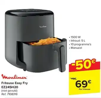 Carrefour Friteuse Easy Fry EZ245H20 aanbieding