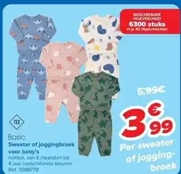 Carrefour Sweater of joggingbroek voor baby’s aanbieding