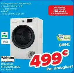 Carrefour Droogkast FFTM229X2BBE aanbieding