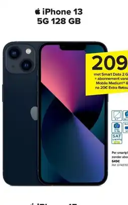 Carrefour iPhone 13 5G 128 GB aanbieding