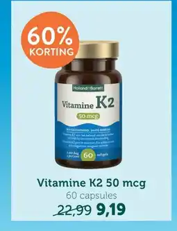 Holland & Barrett Vitamine K2 50 mcg aanbieding