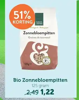 Bio Zonnebloempitten