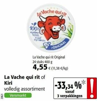 Colruyt La vache qui rit original aanbieding