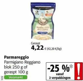 Parmareggio parmigiano reggiano blok of geraspt