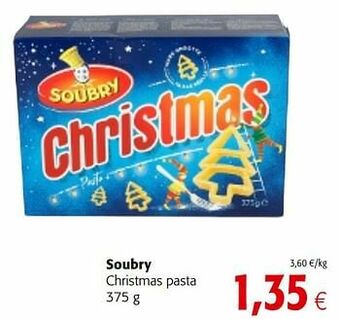Colruyt Soubry christmas pasta aanbieding