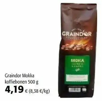 Colruyt Graindor mokka koffiebonen aanbieding