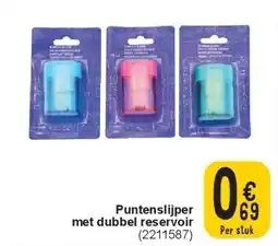 Cora Puntenslijper met dubbel reservoir aanbieding