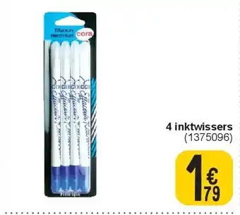 Cora 4 inktwissers aanbieding