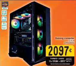 Cora Gaming computer LVL4 aanbieding