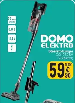 Cora Steelstofzuiger DO1032SV aanbieding