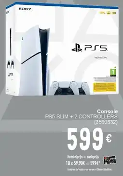Cora Console PS5 SLIM + 2 CONTROLLERS aanbieding