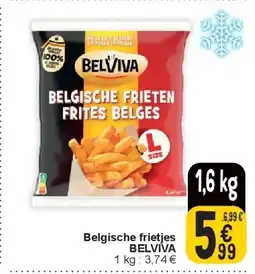 Cora Belgische frietjes BELVIVA aanbieding