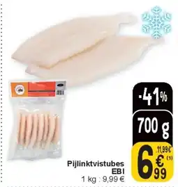 Cora Pijlinktvistubes EBI aanbieding