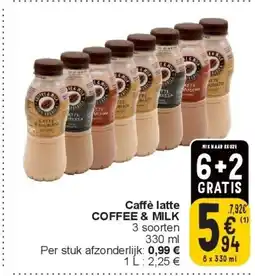 Caffè latte COFFEE & MILK