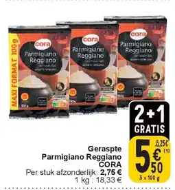 Cora Geraspte Parmigiano Reggiano CORA aanbieding