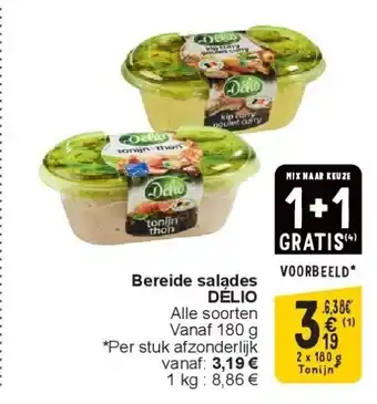 Cora Bereide salades DÉLIO aanbieding