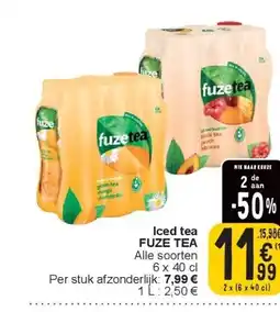 Cora Iced tea FUZE TEA aanbieding