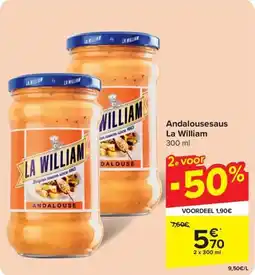 Andalousesaus La William 2 x 300ml
