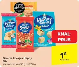 Carrefour Market Gamma koekjes Happy Flis aanbieding