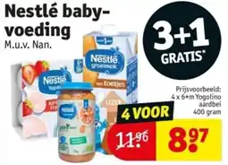 Kruidvat Nestlé babyvoeding 400g aanbieding