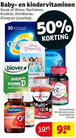 Kruidvat Baby en kindervitaminen aanbieding