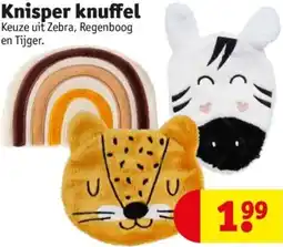 Kruidvat Knisper knuffel aanbieding