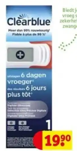 Kruidvat Clearblue aanbieding