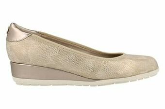 Berca Shoes S. Oliver Pump Dames Soft Foam Trend Dierenprint - Beige aanbieding