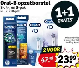 Kruidvat Oral-B opzetborstel aanbieding