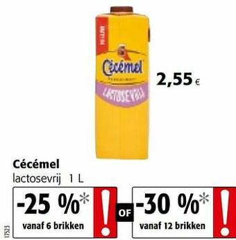 Colruyt Cécémel lactosevrij aanbieding