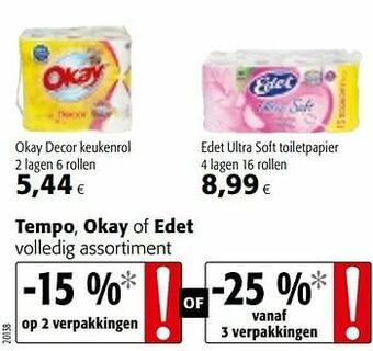 Colruyt Okay decor keukenrol aanbieding