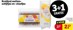Kruidvat wattenschijfjes en staafjes aanbieding