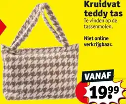 Kruidvat teddy tas aanbieding