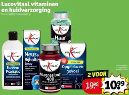 Kruidvat Lucovitaal vitaminen en huidverzorging aanbieding