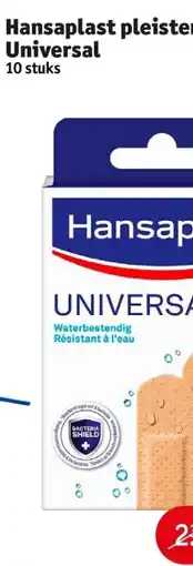 Kruidvat Hansaplast pleisters Universal aanbieding