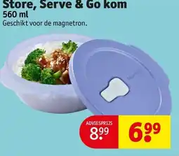 Kruidvat Store, Serve & Go kom aanbieding