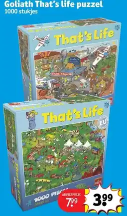 Kruidvat Goliath That’s life puzzel aanbieding