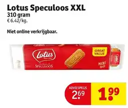 Kruidvat Lotus Speculoos XXL aanbieding