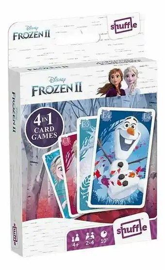 Dreamland 4-in-1 kaartspel Disney Frozen II aanbieding