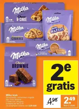 Albert Heijn Milka koek aanbieding