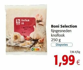 Colruyt Boni selection fijngesneden knoflook aanbieding