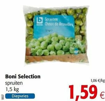 Colruyt Boni selection spruiten aanbieding