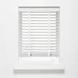 Kwantum Houtlook Jaloezie Ravi Wit 50mm 180x175 cm aanbieding