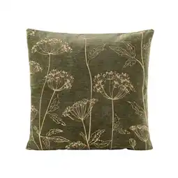 Leen Bakker Sierkussen Fenne - olijfgroen - 45x45 cm aanbieding