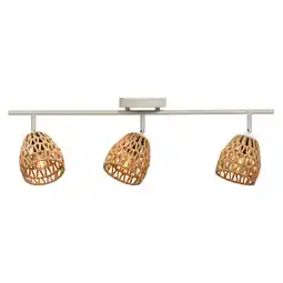 Leen Bakker 3-spot Ilva - naturel - 26x9,5x65 cm aanbieding