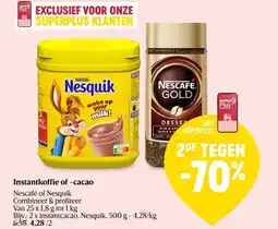 Instantkoffie of -cacao