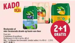Delhaize Bruisende of niet-bruisende drank op basis van thee aanbieding